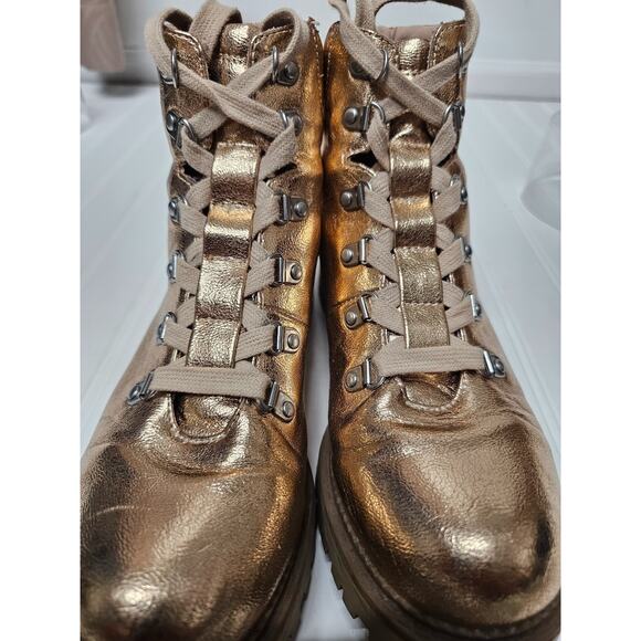 WOMENS Circus by Sam Edelman Rose Gold Kinsley Hiking boots size 9. - Picture 8 of 8